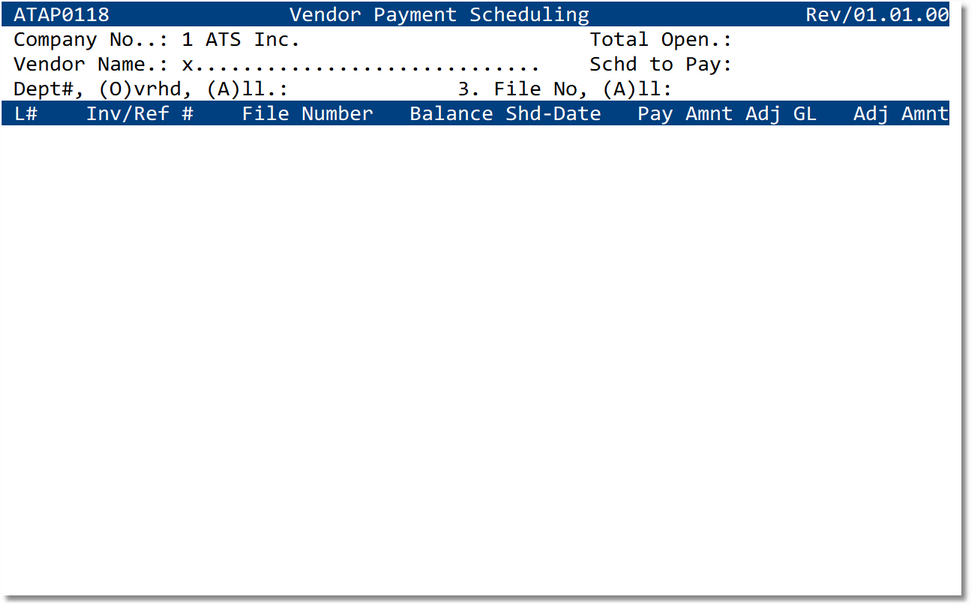 Modify Payment Schedule Date