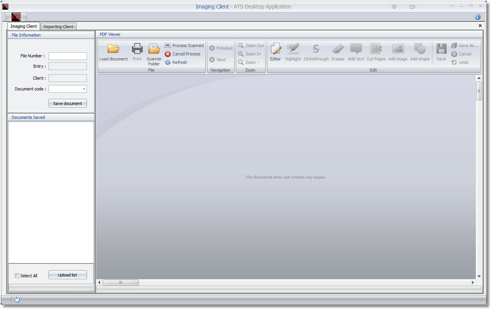 Imaging Processing client