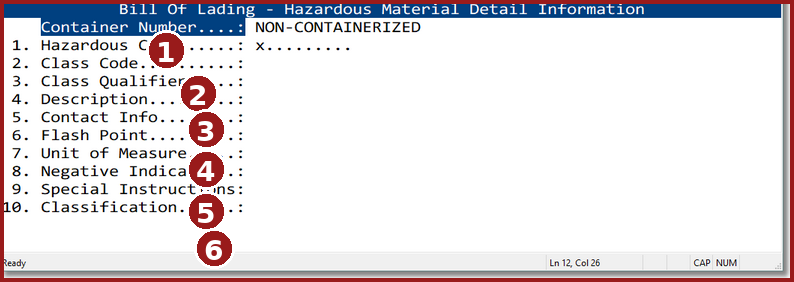 Hazmat Detail annotated
